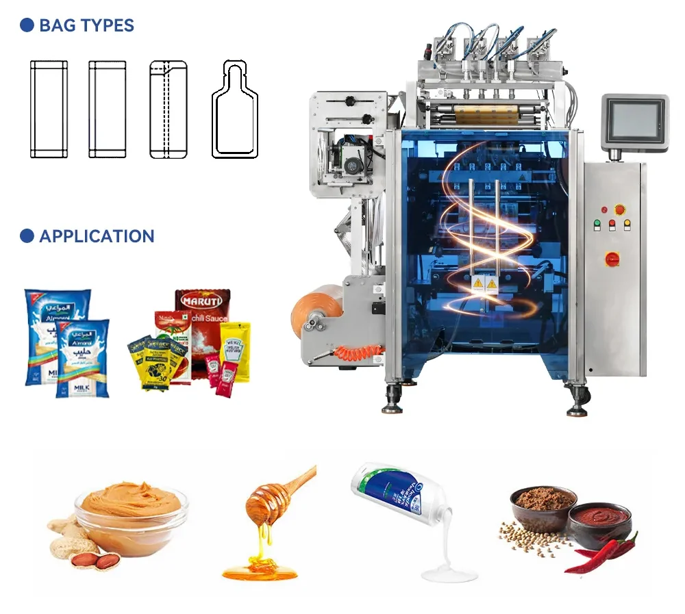 Semi liquid packing machine